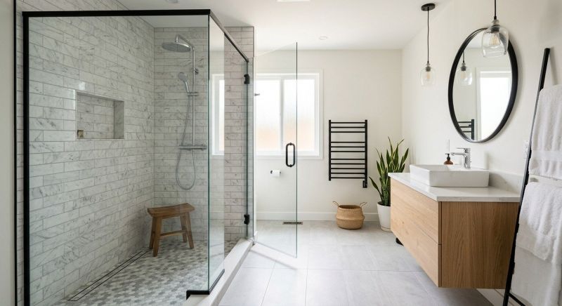 Tub To Shower Conversion in Amherst, OH